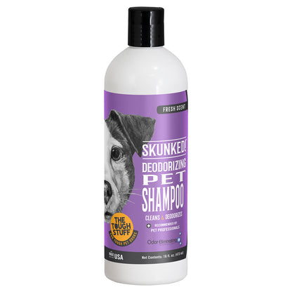 Tough Stuff® Skunked! Deodorizing Pet Shampoo, Original, 16 oz Bottle (HOS816SHP)