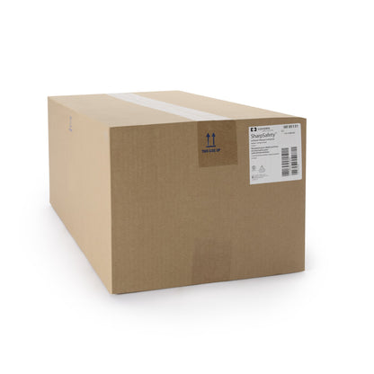 In-Room™ Sharps Container Translucent Red Base 11 H X 10-3/4 W X 4-3/4 D Inch Horizontal Entry 1.25 Gallon (172258_EA)