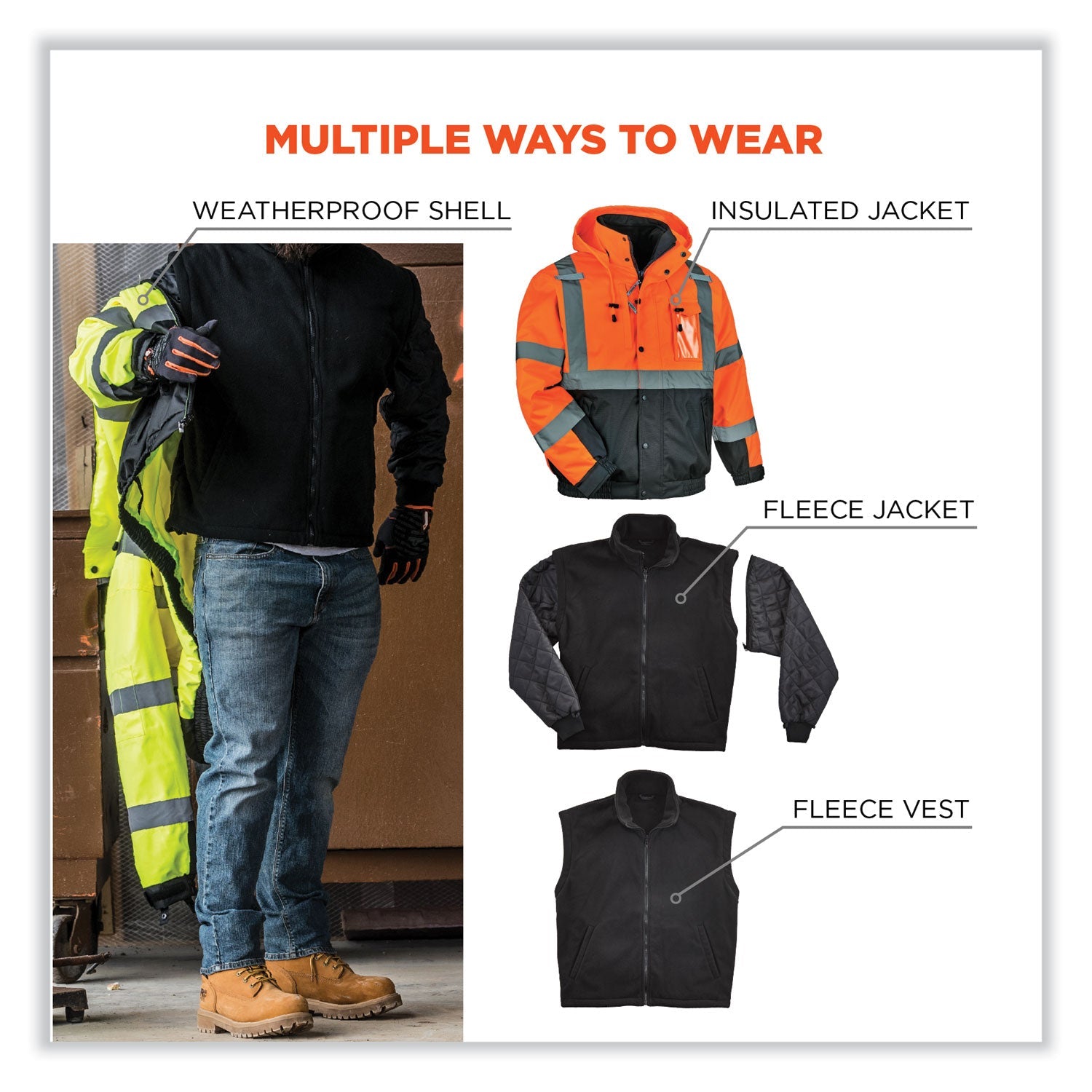 ergodyne-glowear-8381-class-3-hi-vis-4-in-1-quilted-bomber-jacket-num-ego25587_4