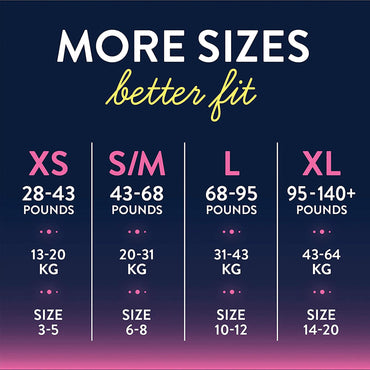 GoodNites® Female Youth Absorbent Underwear Pull On with Tear Away Seams X-Small Disposable Heavy Absorbency (1191718_PK)