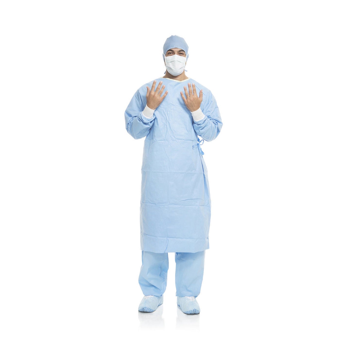 Aero Blue Surgical Gown with Towel X-Large Blue Sterile AAMI Level 3 Disposable (930971_EA)