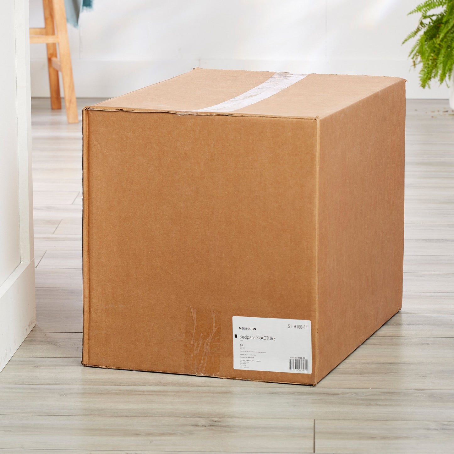 McKesson Fracture Bedpan Gray 34 oz. / 1006 mL (1177278_CS)