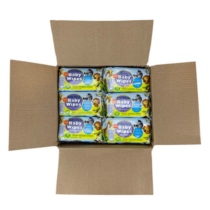 Baby Touch® Baby Wipes, Unscented, 80/Pack, 24 Packs/Case (HOS82-2803)