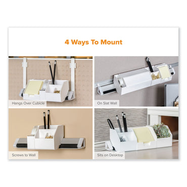 bostitch-r-konnect-desk-organizer-and-cable-management-five-piece-kit-plastic-white-bosktckit1white_2