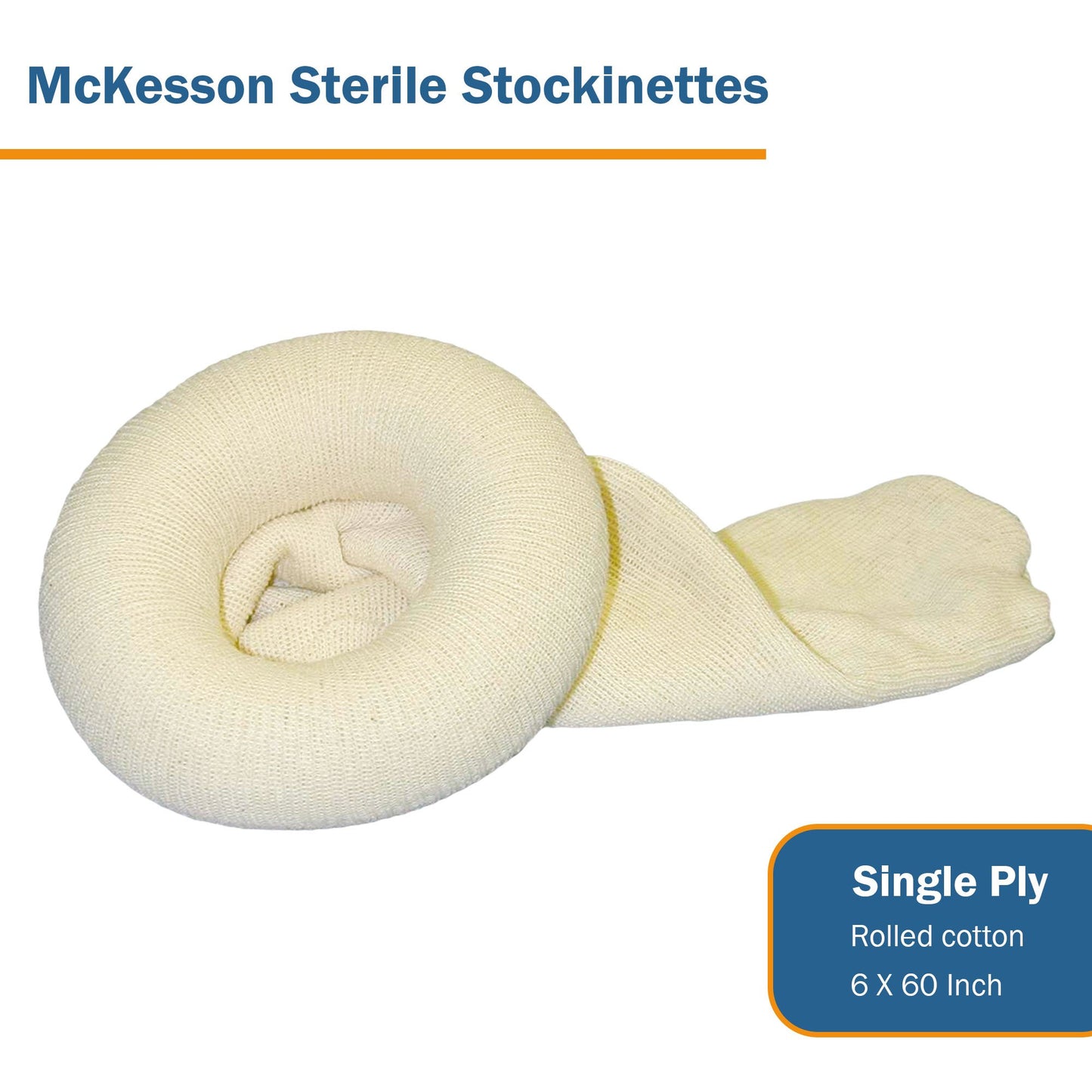 McKesson Surgical Stockinette Tubular 6 X 60 Inch Sterile (457698_CS)
