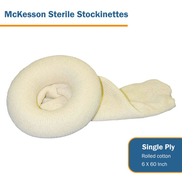 McKesson Surgical Stockinette Tubular 6 X 60 Inch Sterile (457698_CS)