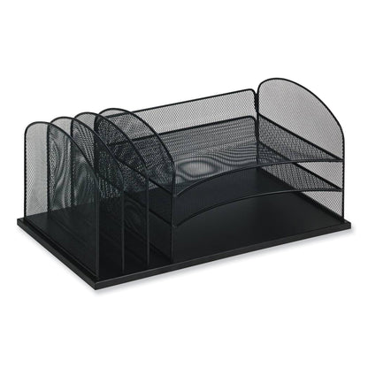 safco-onyx-desk-organizer-w-three-horizontal-and-three-upright-sections-num-saf3254bu_2
