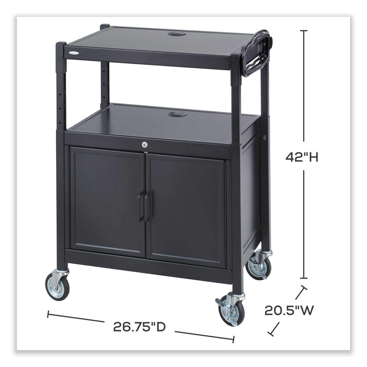 steel-adjustable-av-cart-w-cabinet-metal-3-shelf-6-ac-outlets-40-lb-cap-26-75x20-5x42-black-ships-in-1-3-business-days-saf8943bl_2