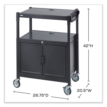 steel-adjustable-av-cart-w-cabinet-metal-3-shelf-6-ac-outlets-40-lb-cap-26-75x20-5x42-black-ships-in-1-3-business-days-saf8943bl_2