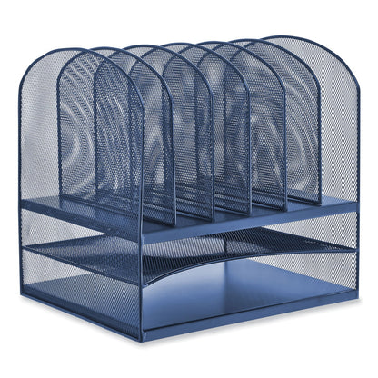safco-onyx-desk-organizer-w-two-horizontal-and-six-upright-sections-num-saf3255bu_1