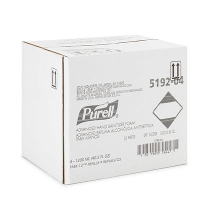 Purell® Advanced Hand Sanitizer 1,200 mL Ethyl Alcohol Foaming Dispenser Refill Bottle (1165682_CS)