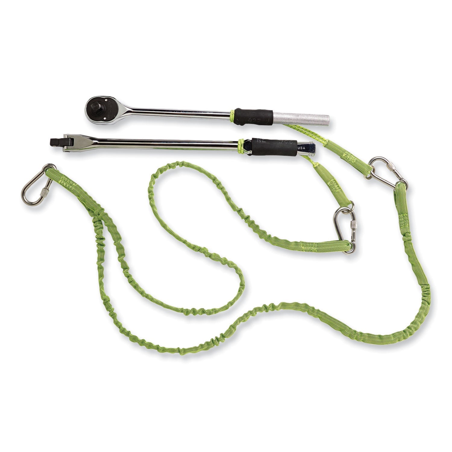 ergodyne-squids-3311-twin-leg-tool-lanyard-with-three-carabiners-num-ego19083_2