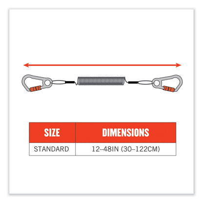 ergodyne-squids-3166-coiled-tool-lanyard-with-two-carabiners-num-ego19162_2