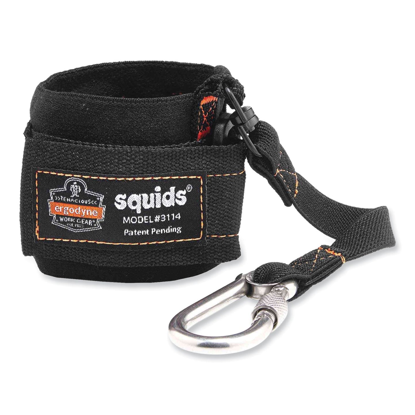 ergodyne-squids-3114-pull-on-wrist-lanyard-w-stainless-steel-carabiner-num-ego19056_2