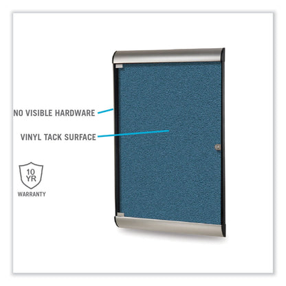 ghent-mfg-silhouette-1-door-enclosed-caramel-vinyl-bulletin-board-with-satin-black-frame-num-ghesilh20410_4