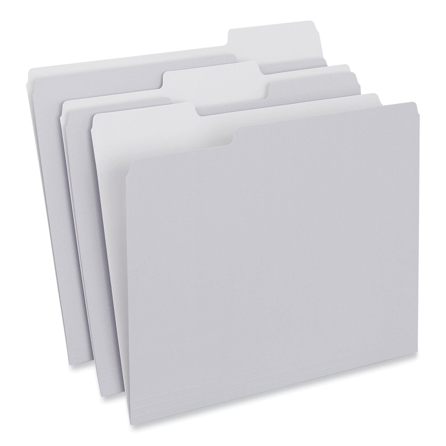 Universal® Top Tab File Folders, 1/3-Cut Tabs: Assorted, Letter Size ...