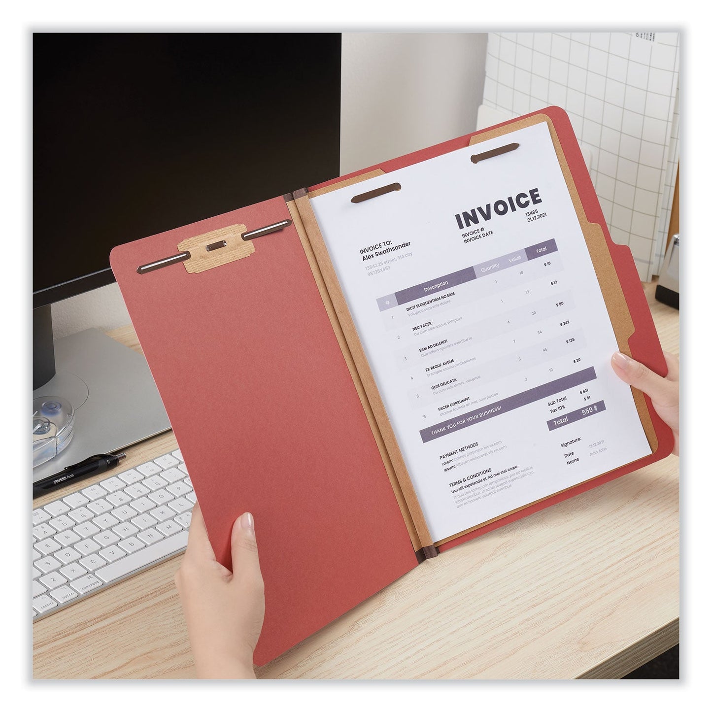universal-r-four-section-pressboard-classification-folders-2-expansion-1-divider-4-fasteners-letter-size-red-10-box-unv10250_3