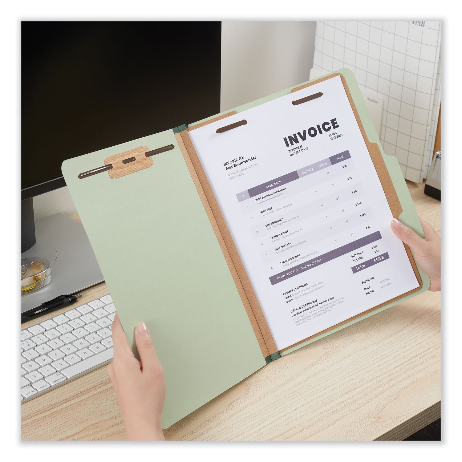 universal-four-section-pressboard-classification-folders-num-unv10251_3