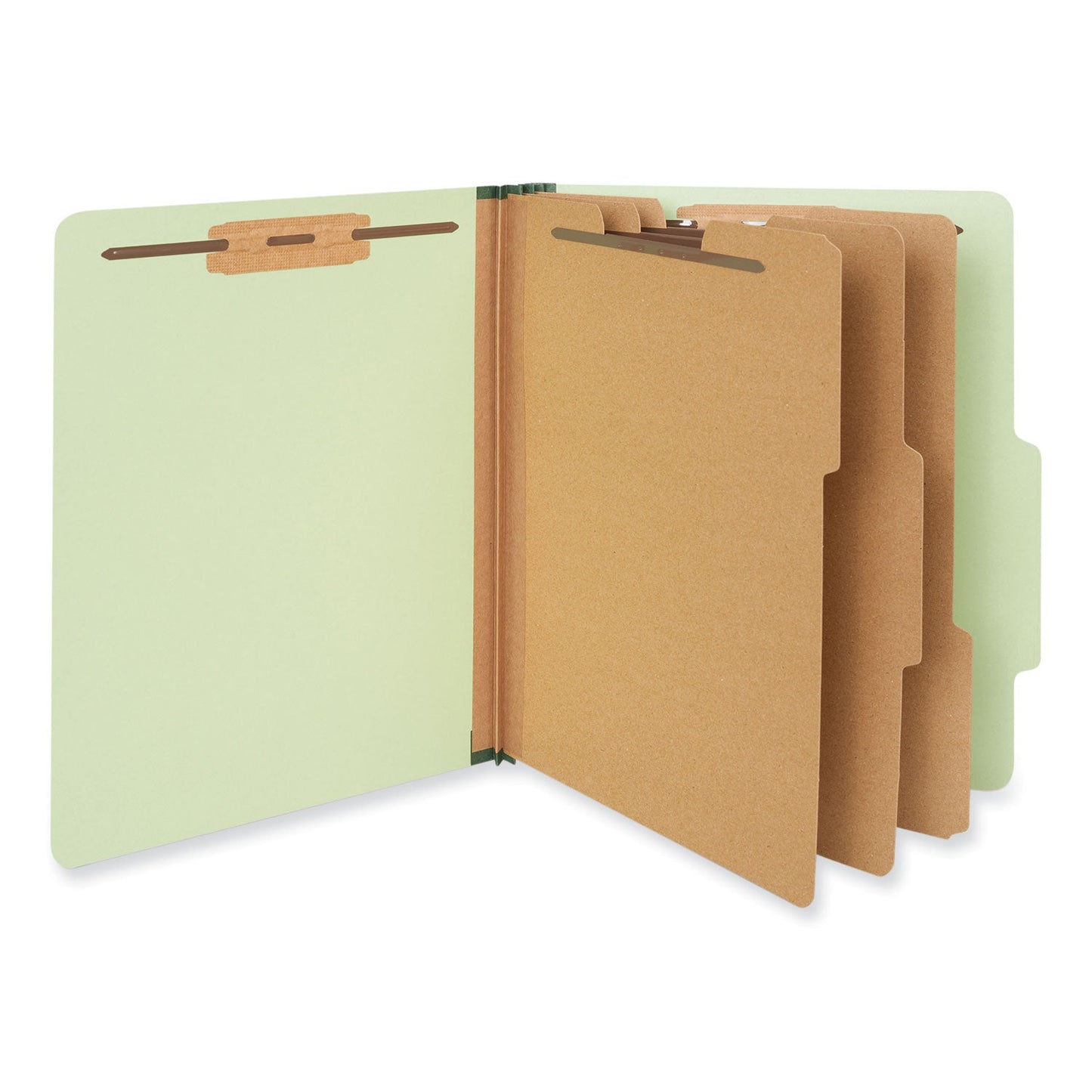 universal-r-eight-section-pressboard-classification-folders-3-expansion-3-dividers-8-fasteners-letter-size-green-10-box-unv10291_2