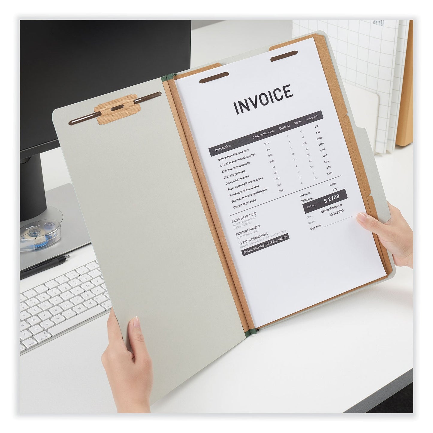 universal-eight-section-pressboard-classification-folders-num-unv10297_3