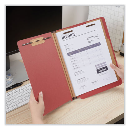 universal-red-pressboard-end-tab-classification-folders-num-unv10315_3