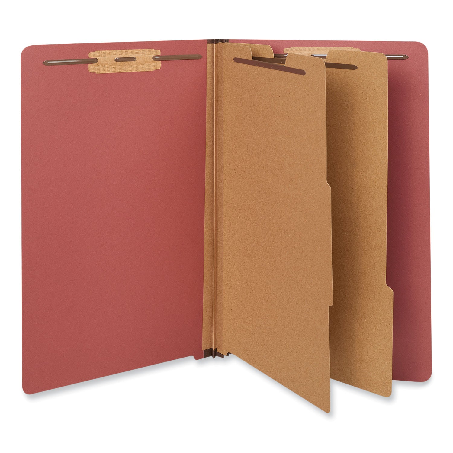 universal-red-pressboard-end-tab-classification-folders-num-unv10316_1
