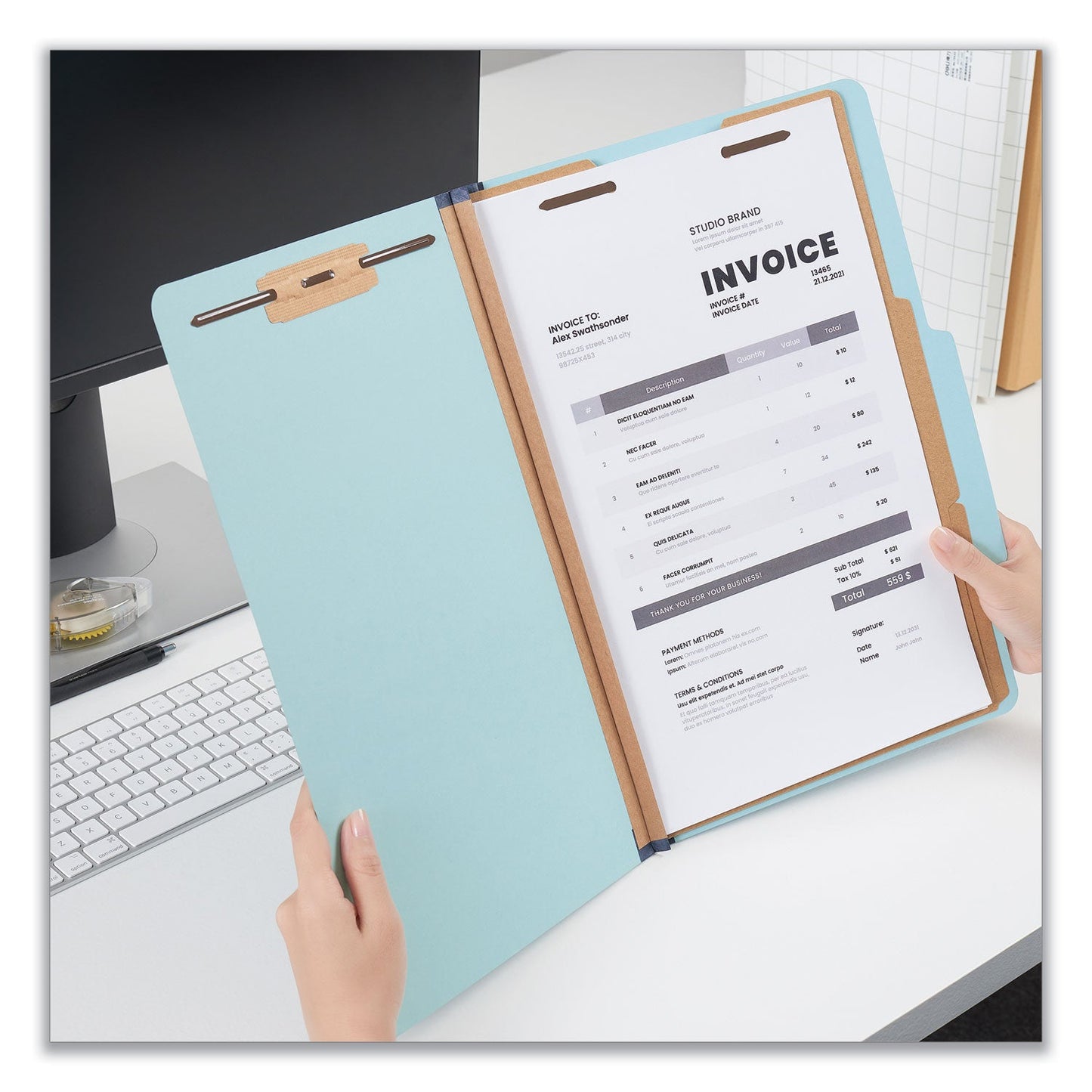 universal-six-section-classification-folders-num-unv10406_3