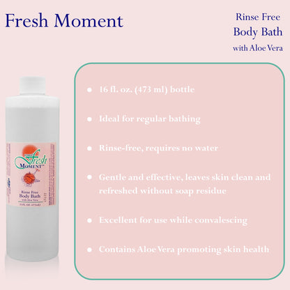 Fresh Moment™ Rinse-Free Body Wash Liquid 16 oz. Bottle Scented (747284_CS)