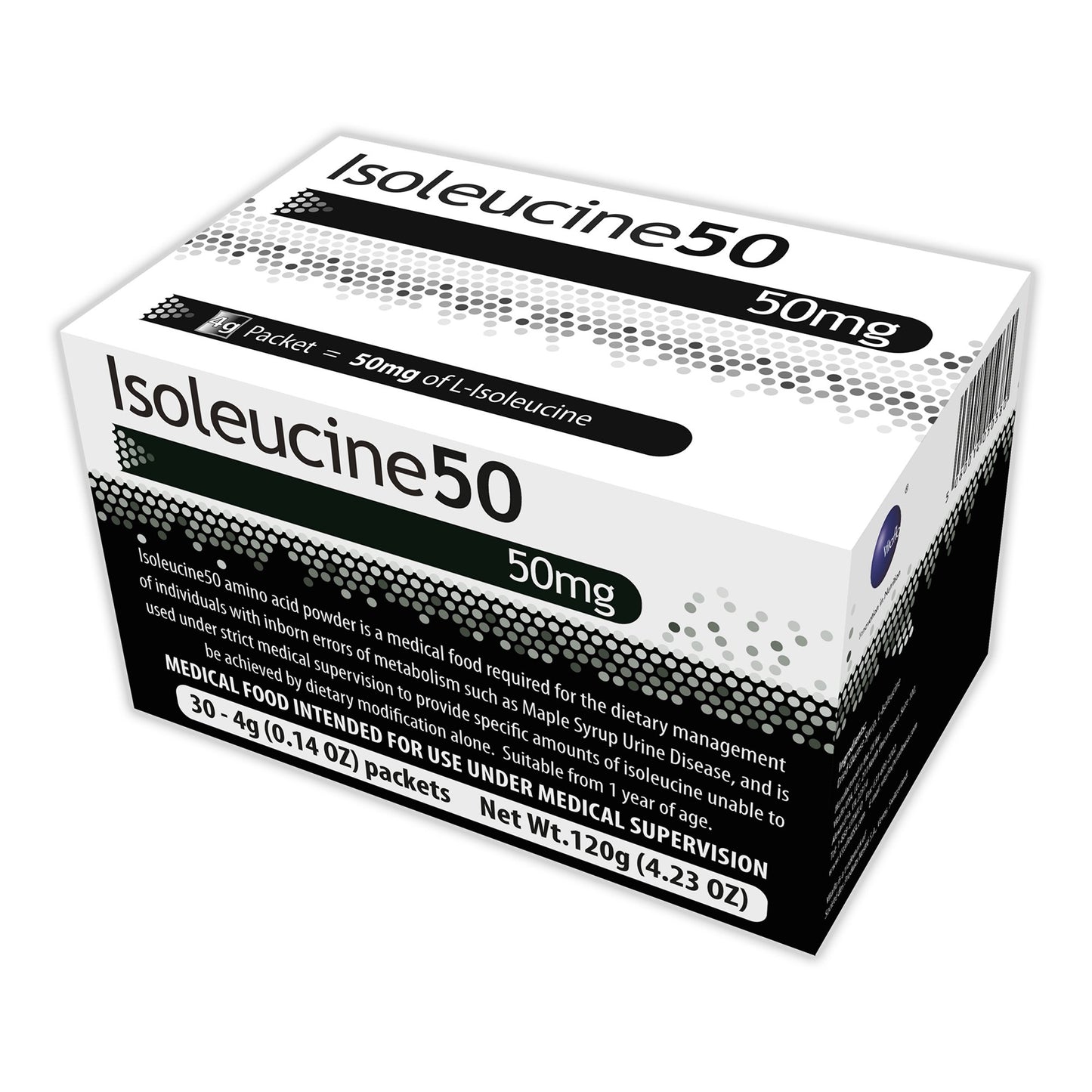 Isoleucine50 Oral Supplement Unflavored Powder 4 Gram Individual Packet (1140727_EA)