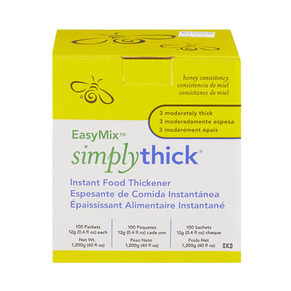 SimplyThick® Easy Mix Food and Beverage Thickener 12 Gram Individual Packet Unflavored Gel IDDSI Level 3 Moderately Thick/Liquidized (1087566_EA)