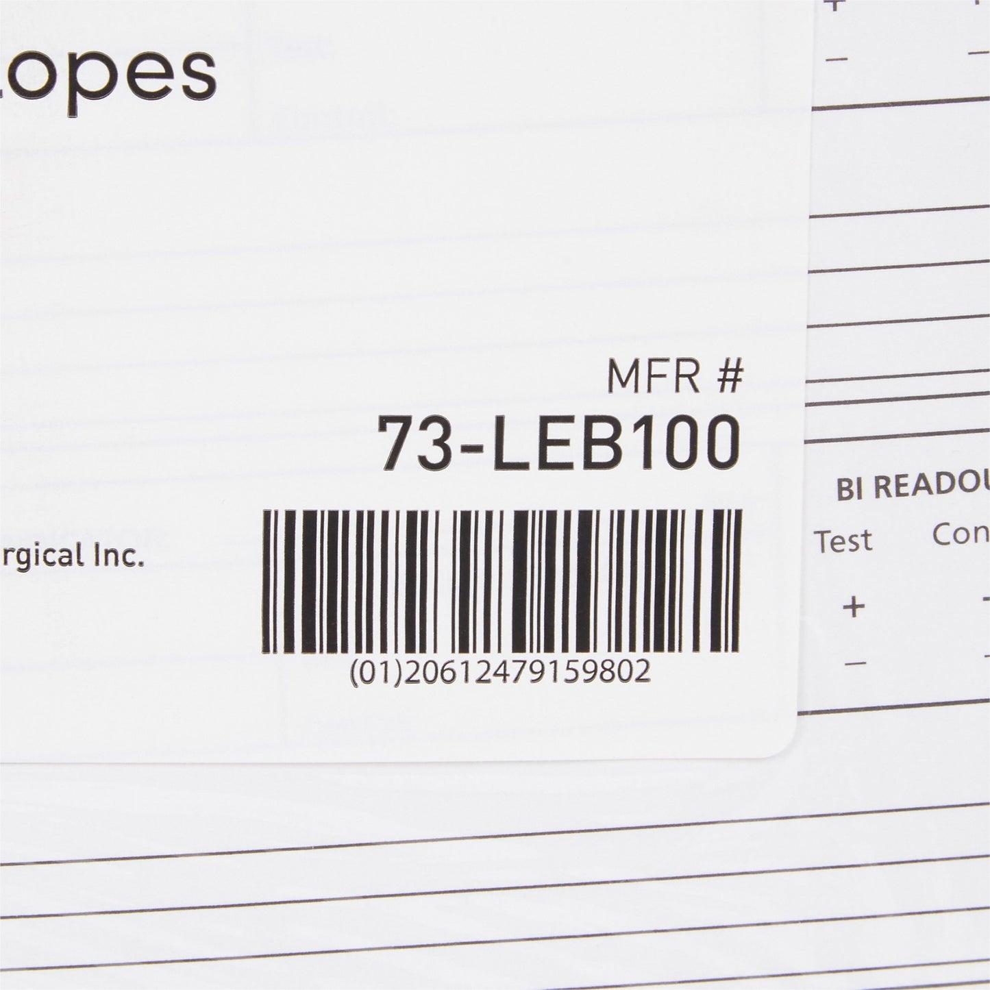 McKesson Sterilization Record Envelope McKesson (524898_CS)