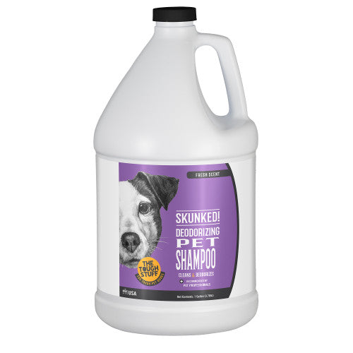 Tough Stuff® Skunked! Deodorizing Pet Shampoo, Original, 1 Gallon, 4/Case (HOS830SHP-CS)