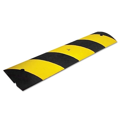 Cortina Rubber Speed Bump, 48 in Long, Black/Yellow (831-2054SB)
