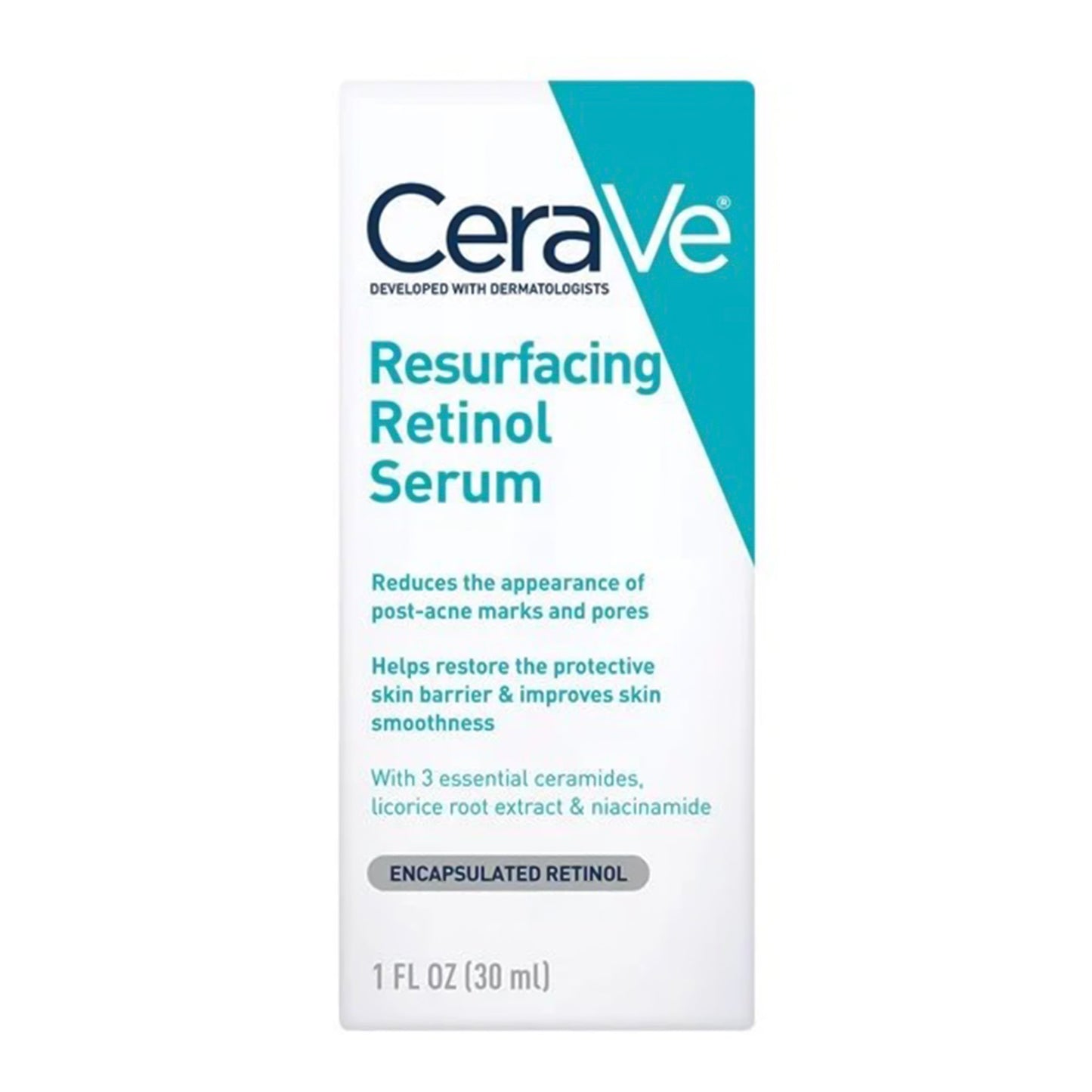 CeraVe® Resurfacing Retinol Serum Acne Treatment 1 oz. Serum (1253464_EA)