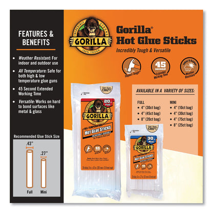 gorilla-glue-mini-hot-glue-sticks-75-pack-clear-num-gor3027502_4