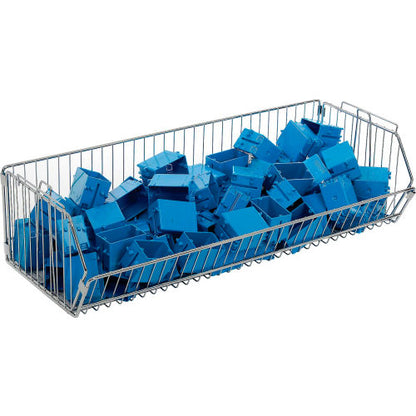 Global Industrial Stackable Wire Storage Bin, 36"W x 14"D x 9"H (WB832102)