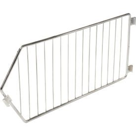 Nexel Chrome Divider for Wire Dump Bin, 20"D X 9"H (WB832144)