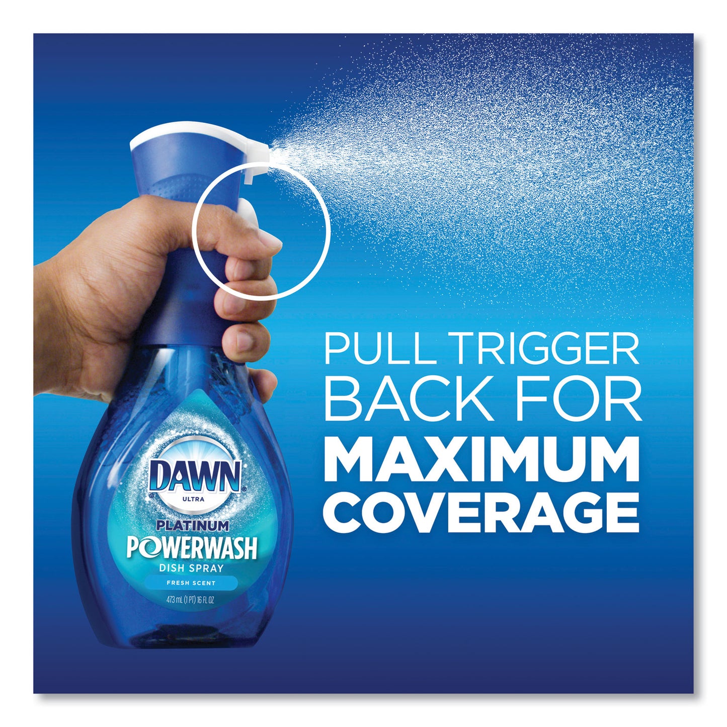 Dawn® Platinum Powerwash Dish Spray Refill, Fresh Scent, 16 oz Refill Bottle (PGC52366)