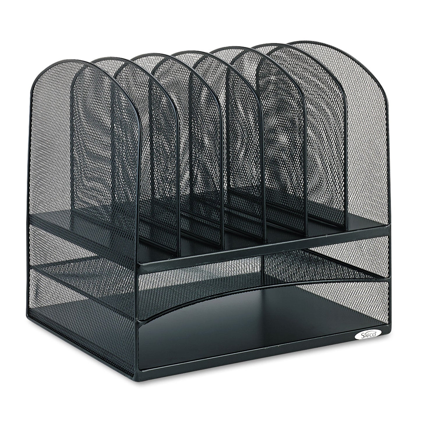 safco-onyx-mesh-desk-organizer-with-two-horizontal-and-six-upright-sections-num-saf3255bl_1