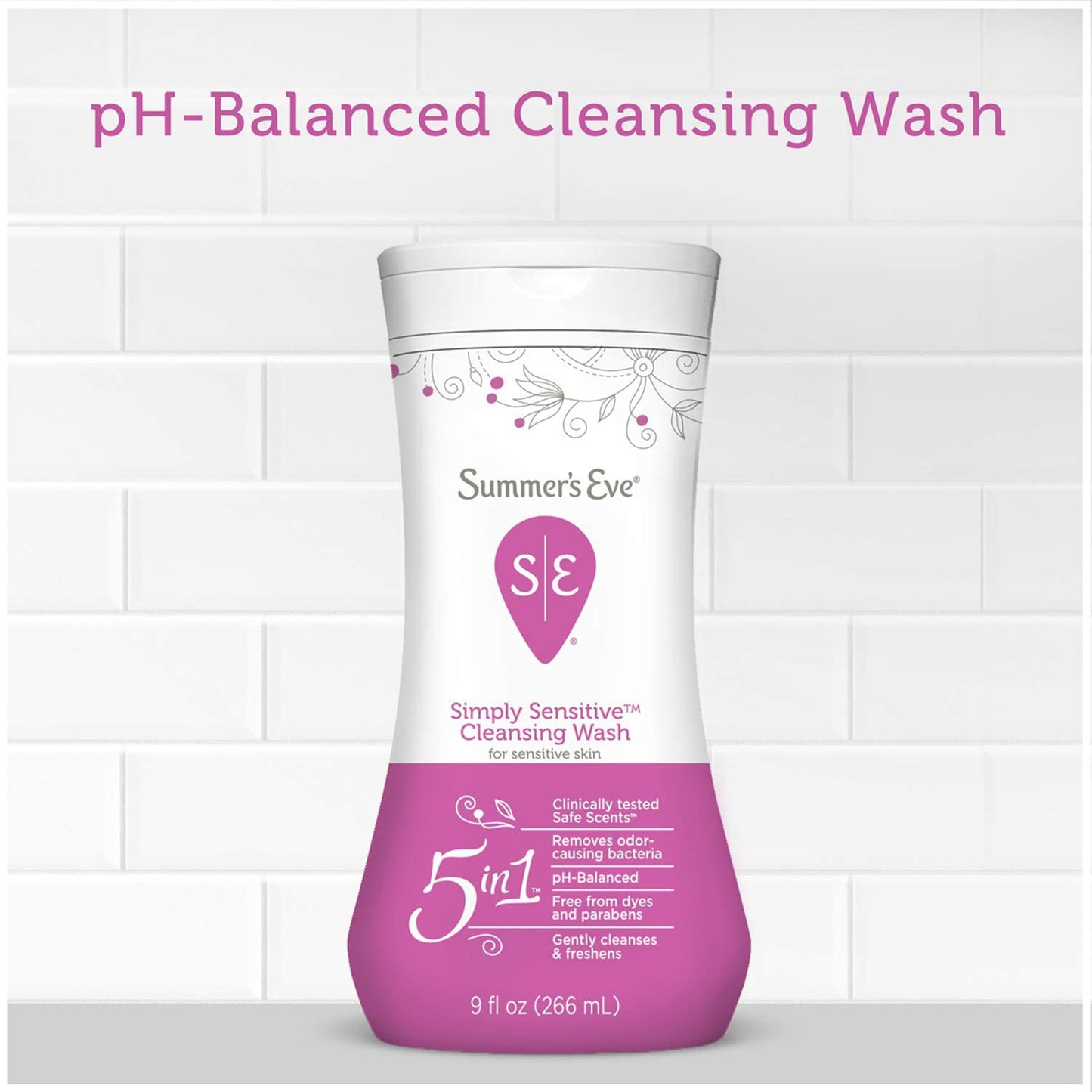 Summer's Eve Feminine Wash Liquid 9 oz. Bottle Scented (835489_EA)