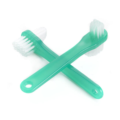 McKesson Denture Brush 2-Sided Bristle Green (472578_EA)