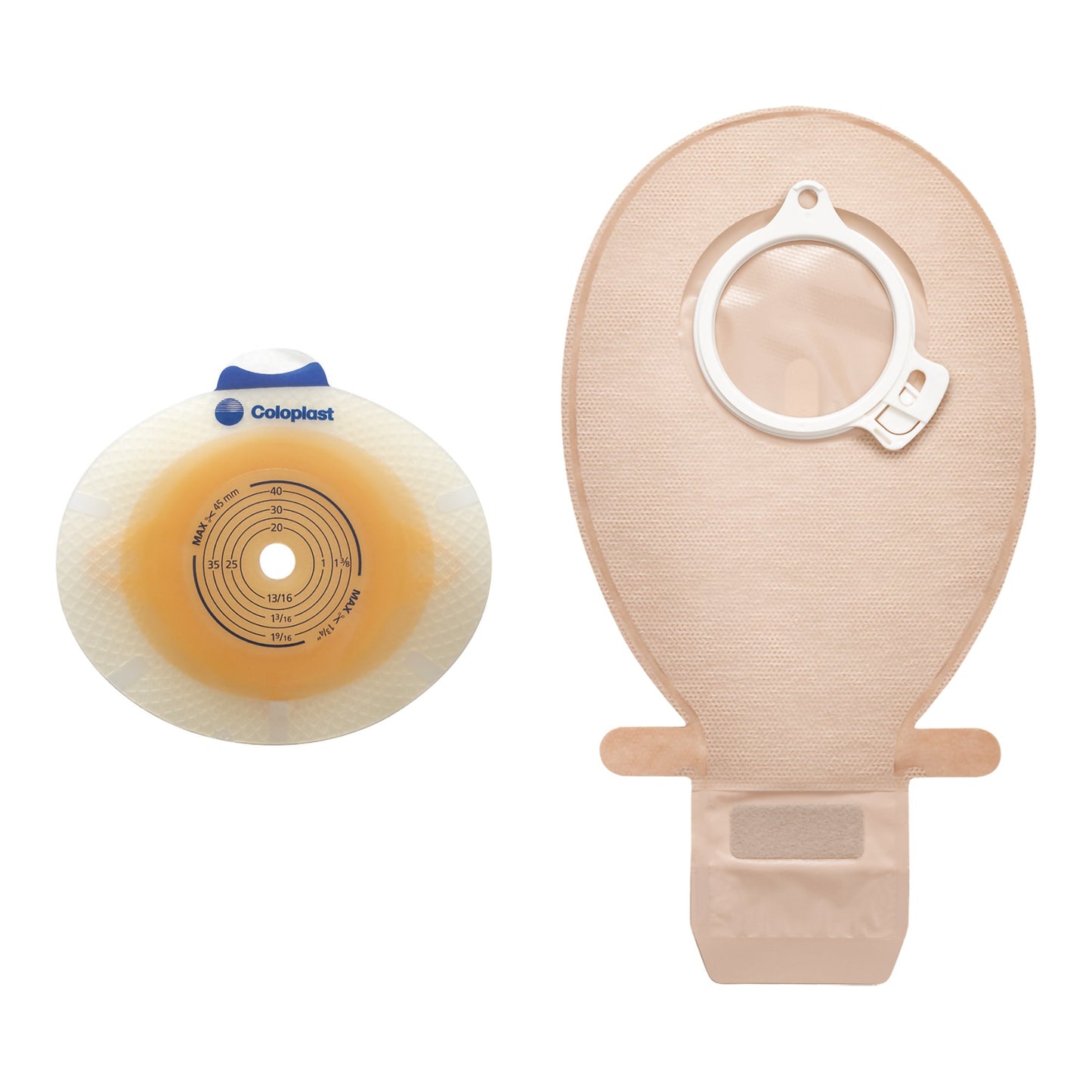 SenSura® Click Ostomy Pouch Two-Piece System 7 Inch Length, Midi Without Barrier Closed End (678544_BX)