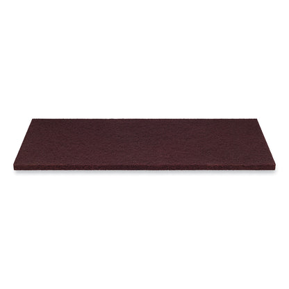 Scotch-Brite™ Surface Preparation Pad, 18 x 12, Maroon, 5/Carton (MMMSPPP12X18)