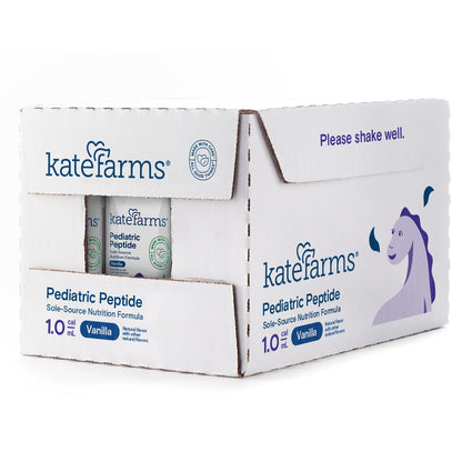 Kate Farms Pediatric Peptide 1.0 Pediatric Oral Supplement Vanilla Flavor 8.45 oz. Carton Liquid Organic Hydrolyzed Pea Protein (1170425_EA)