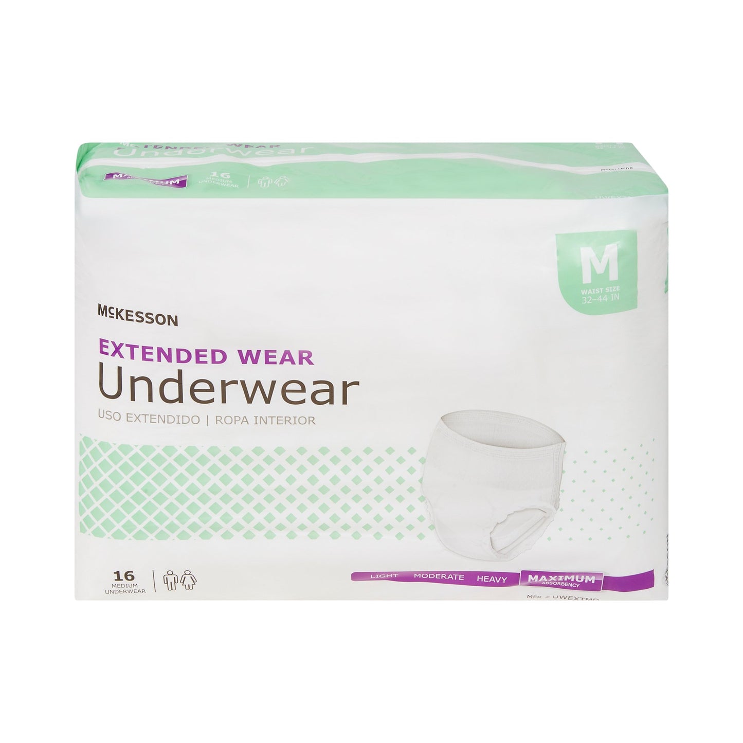 McKesson Unisex Adult Absorbent Underwear Pull On with Tear Away Seams Medium Disposable Heavy Absorbency (1123838_CS)