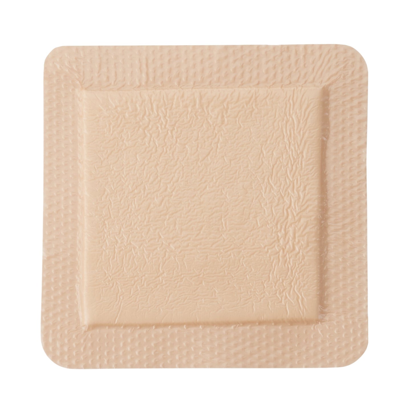 McKesson Foam Dressing 6 X 6 Inch With Border Film Backing Silicone Gel Adhesive Square Sterile (886433_CS)