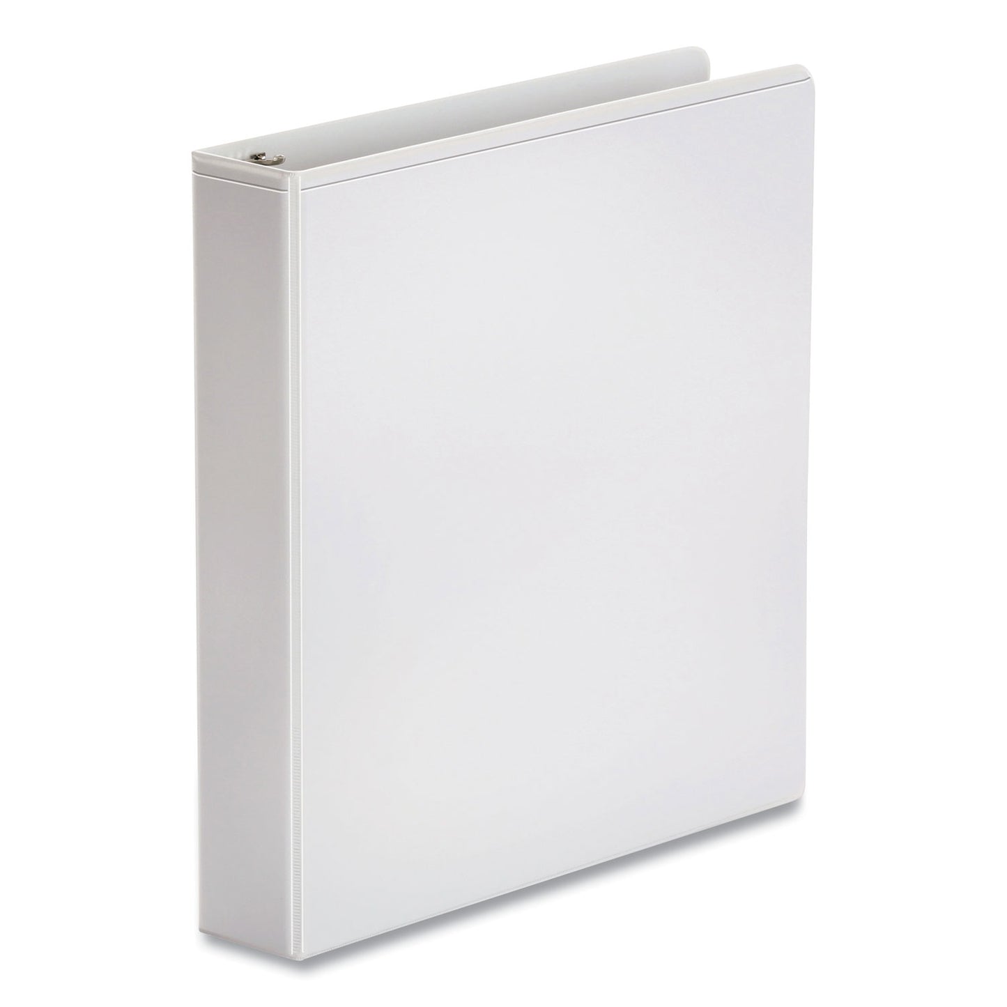 Universal® Economy Round Ring View Binder, 3 Rings, 0.5" Capacity, 11 x 8.5, White, 12/Carton (UNV20952CT)