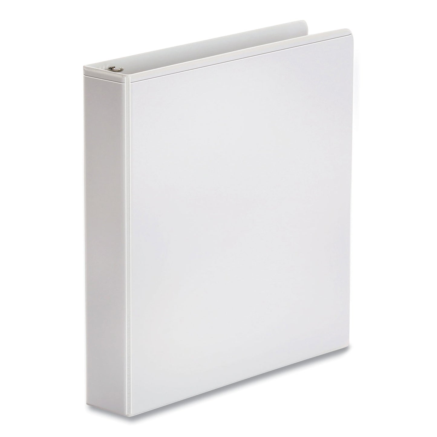Universal® Economy Round Ring View Binder, 3 Rings, 1.5" Capacity, 11 x 8.5, White, 12/Carton (UNV20972CT)