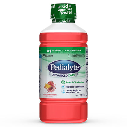 Pedialyte® AdvancedCare™ Oral Electrolyte Solution Cherry Punch Flavor 33.8 oz. Electrolyte (1028259_EA)