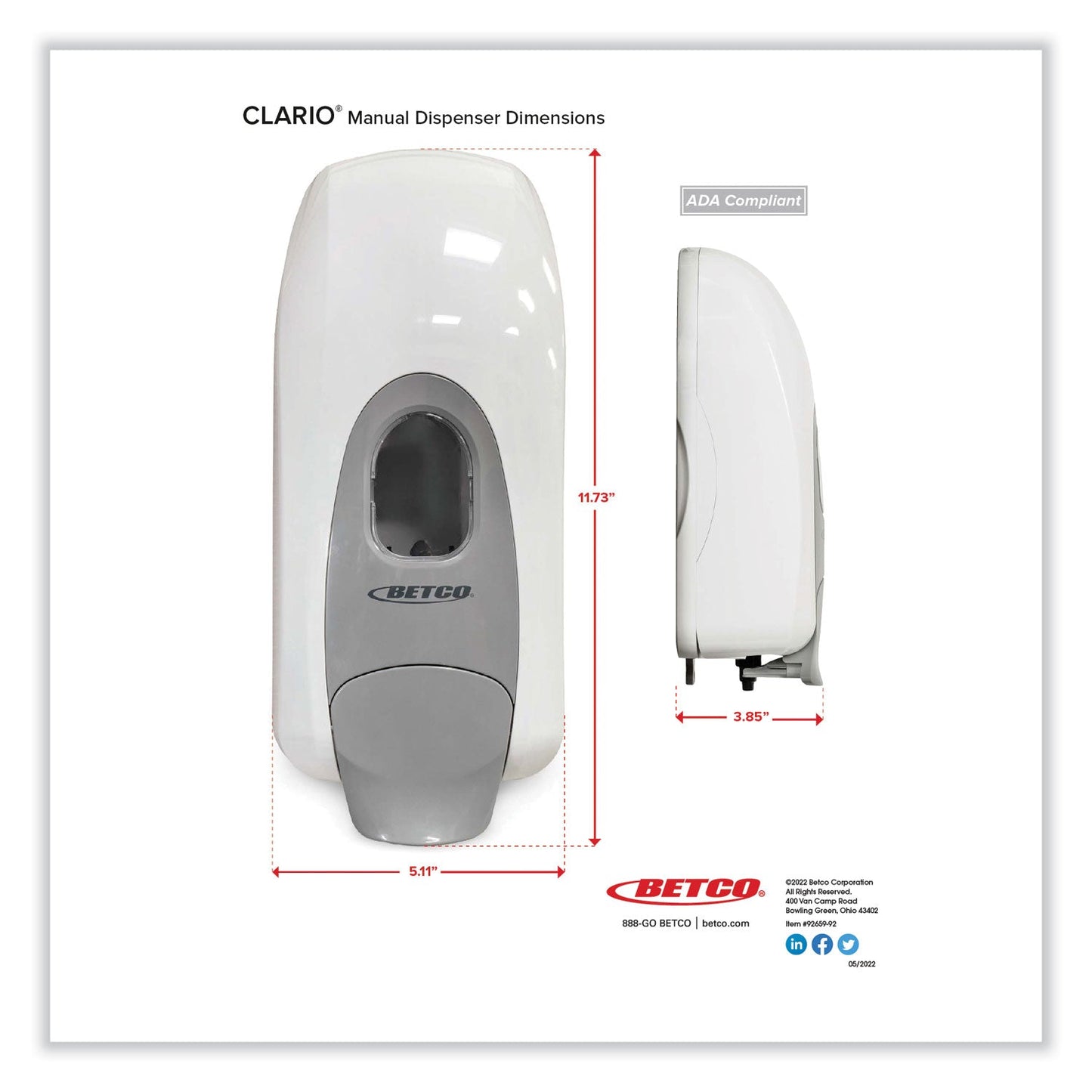 betco-clario-manual-skin-care-foam-dispenser-manual-1-06-quart-capacity-hygienic-num-bet9254200_4